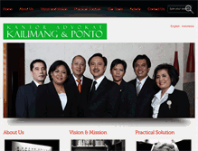 Tablet Screenshot of kailimang-ponto.com